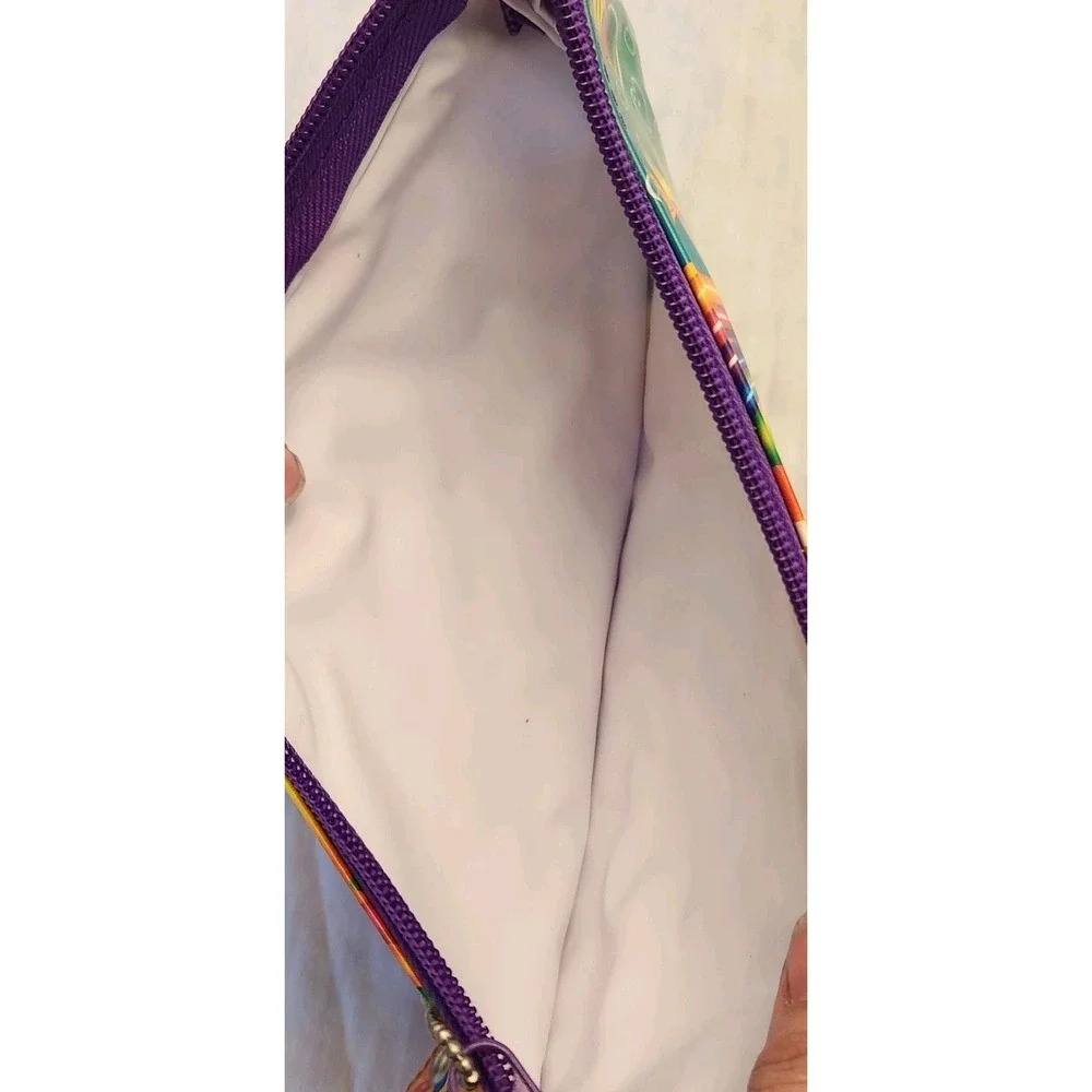 Vtg Lisa Frank Zip Pencil Pouch For 3 Ring Binder Kissing Fish 1990s Rare